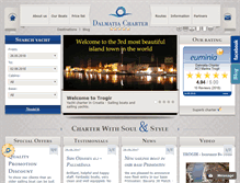 Tablet Screenshot of dalmatiacharter.com
